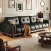 CLASSIC AMERICAN STYLE LEATHER SOFA NVSA3