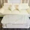 Beige sofa set with tea table (TS-SF12)