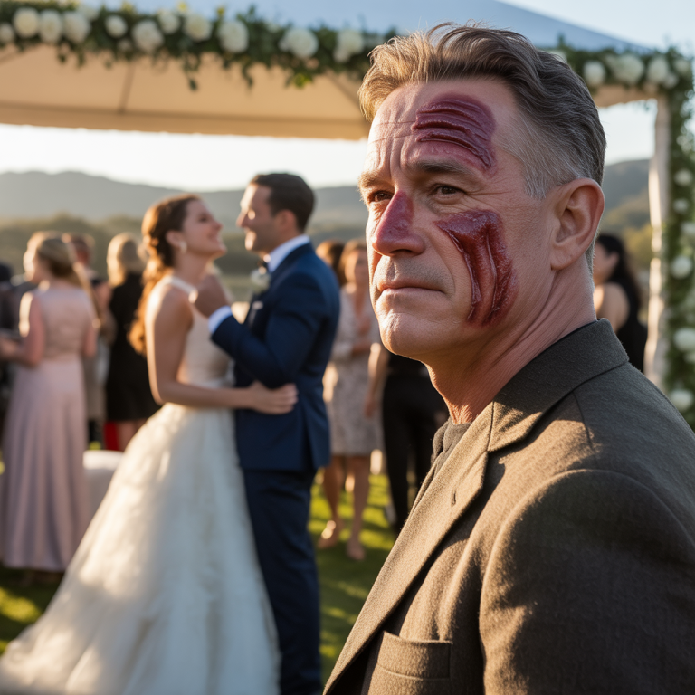 My Daughter Called Me a Monster and Banned Me From Her Wedding Photos Because of My Scars. She Thought I Was Just a Poor Mechanic. She Had No Idea I Was About to Give Her a Wedding Gift That Would Expose Her Lies to Everyone.