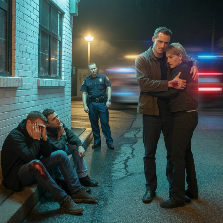 THE FIVE-MINUTE LESSON: Retired Marine SMASHES College Bullies in Parking Lot Brawl After They Mock His Wife and Follow Him Out—Why His Calm Smile Scared Them More Than His Fists.