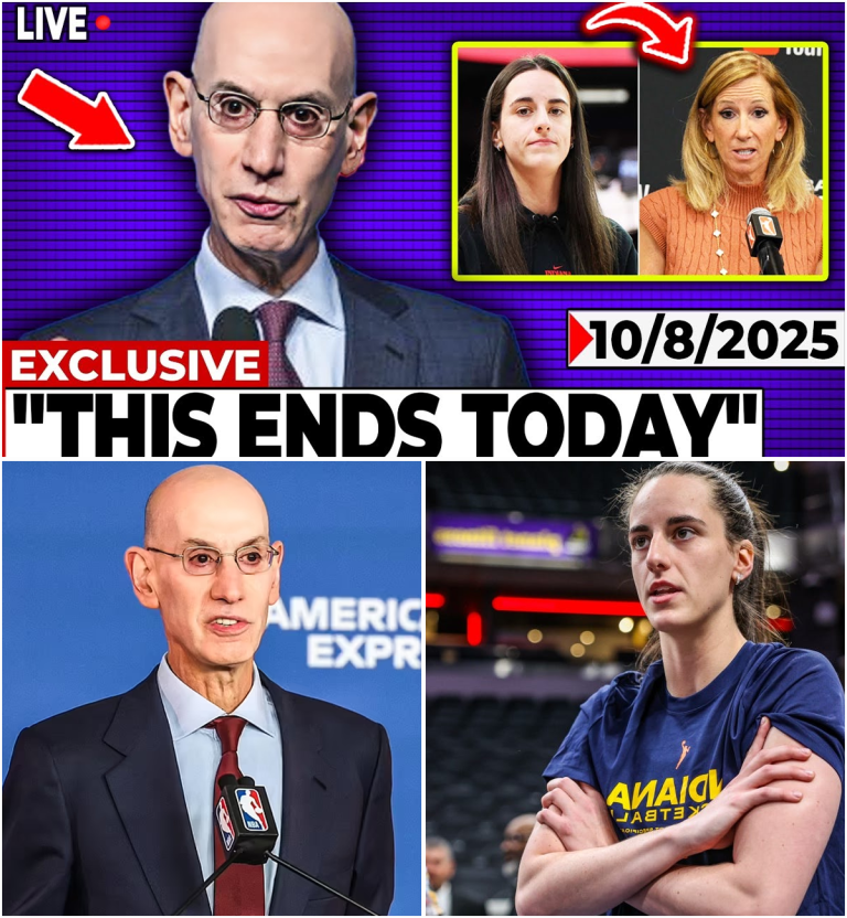 The Lockout Time Bomb: Adam Silver Steps In, But Is His “Confidence” a Mask for the WNBA’s Full-Blown Panic?