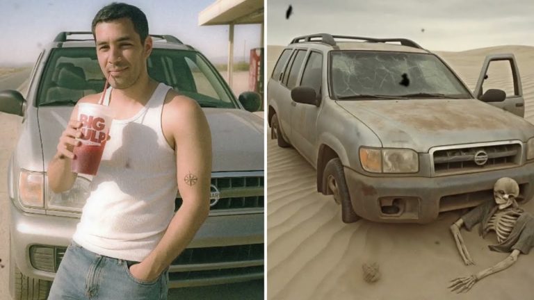 The Mojave Tape: Missing Cyclist’s SUV Found 20 Years Later With Keys in Ignition, But the Final 22-Second Video on His Camera Captured a Chilling Silhouette in the Headlights and His Final Terrified Whisper, Leading Investigators to a Secret Notebook That Unlocks the Truth About What He Followed Into the Desert.