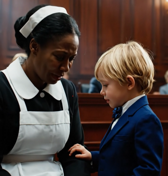 The Stolen Heart: Beloved Housekeeper Framed for Theft by Cruel Matriarch and Dragged to Court, But Her Fate Changes in a Single, Stunning Moment When a Small Boy Bursts Through the Doors to Deliver a Crying Testimony That Exposes the Real Villain