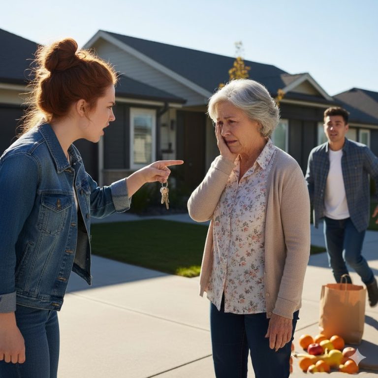 DAUGHTER-IN-LAW DEMANDS HOUSE KEYS AND SLAPS MOTHER-IN-LAW—But the Unexpected Return of Her Son Led to an Ultimatum That Ended Her Marriage in Minutes: See the Shocking Scene His Rage Interrupted, the Three Words She Used to Try and Justify Violence, and the Unwavering Loyalty That Cost Her Everything.