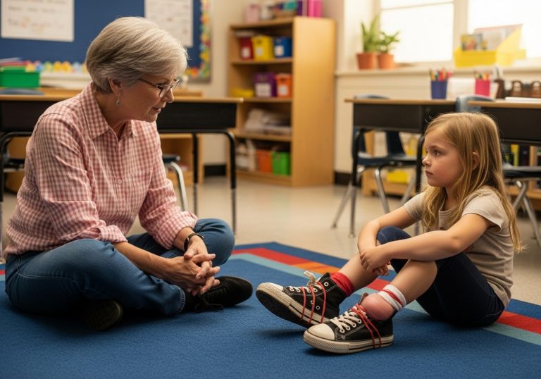 The Teacher Noticed Her Student Wore Rubber Bands Instead of Laces. When She Finally Removed The Shoe, The Entire Town Was Left in Tears.