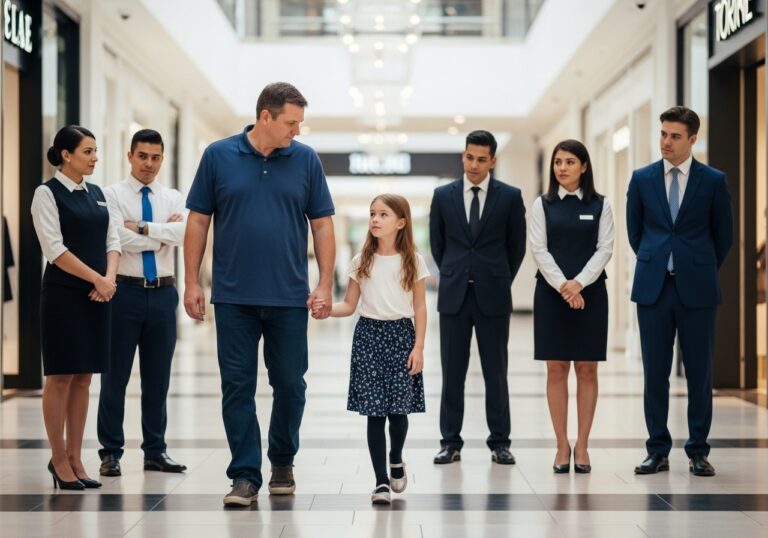 I Walked Into A Luxury Designer Store With Holes In My Shoes Just To Buy My Little Girl A Birthday Gift, And When The Staff Tried To Kick Us Out For Being ‘Trash,’ The CEO Walked In, Looked Me In The Eyes, And Dropped To His Knees In Tears—What He Did Next Shut The Entire Store Down.