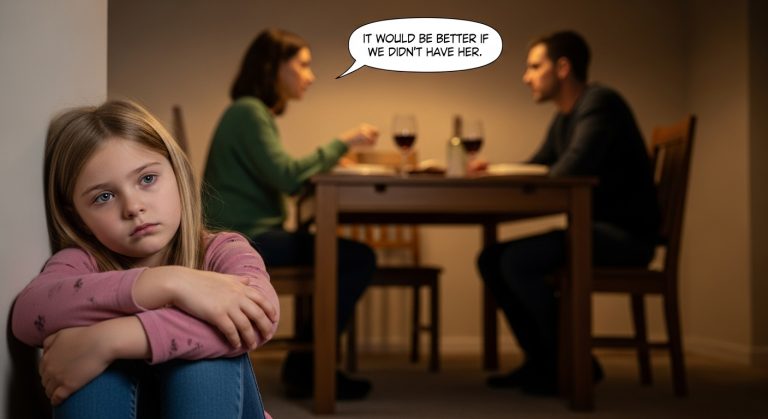 She Heard Her Mother Whisper, “We’d Be Better Off Without Her.” What The 7-Year-Old Did Next Broke The Whole Town.