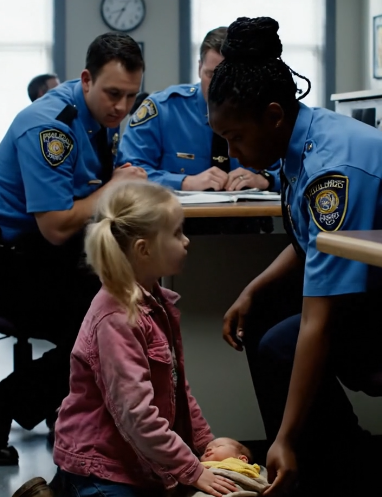My name is Thomas Walker. I’m a detective. I thought I’d seen everything in 20 years, but I was wrong. A 5-year-old girl stumbled into my station, clutching a dirty bag. When I saw what was inside—a blue, dying newborn—my blood ran cold. But the real story, the truth she’d been hiding, would unravel a mystery that changed my life, and hers, forever.