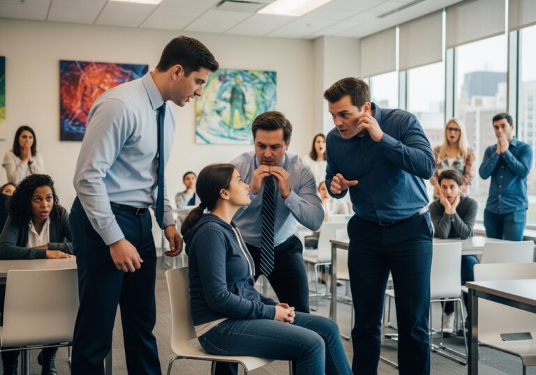 They Saw a “Sad, Quiet” Developer Eating Alone. They Decided to Bully Her. They Called Her Pathetic. They Called Her a Loser. They Had No Idea They Weren’t Just Harassing a Coworker—They Were Confronting a Highly Decorated Navy SEAL. The Silence That Followed Her Next Words… Was Deafening.