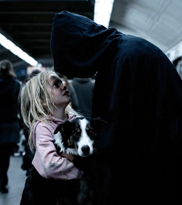 I’m the “Hooded Stranger” Who Walked Up to a Lost Little Girl on the Subway. The Entire Car Was Whispering About Us. They Thought I Was a Threat. They Were Already Filming Me. What They Saw Next Left Them Speechless.