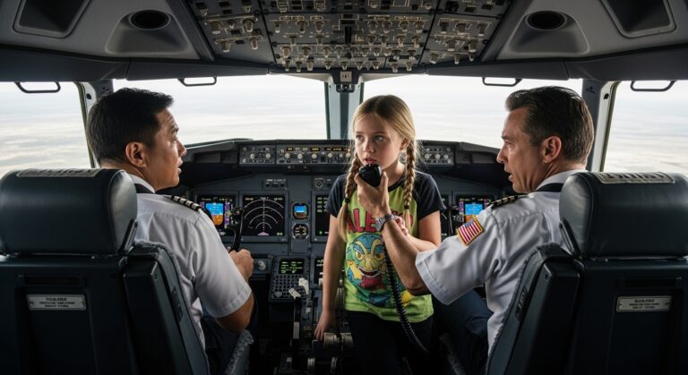 She Looked Like Just a Kid in Seat 12F. Then the Plane Fell 30,000 Feet and the F-22s Arrived. When the Pilots Heard Her Voice on the Radio, They Froze. This Isn’t a Story About a Bumpy Landing. This Is the Story of What Happens When a Sixth-Grader Has to Save 156 Lives.