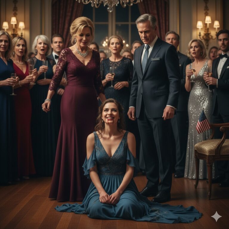 AT MY BIRTHDAY PARTY, MY MOM WHISPERED SOMETHING IN MY DAD’S EAR, I SAW THE SHIFT IN HIS EYES BEFORE I COULD REACT. THE NEXT MOMENT HIS SHOVE SENT ME CRASHING TO THE FLOOR. STUNNED, I LAY THERE AS THEY TURNED TO WALK AWAY—UNTIL A SLOW CHUCKLE SLIPPED FROM MY LIPS… THEY FROZE… HIS FACE DRAINED OF COLOR.