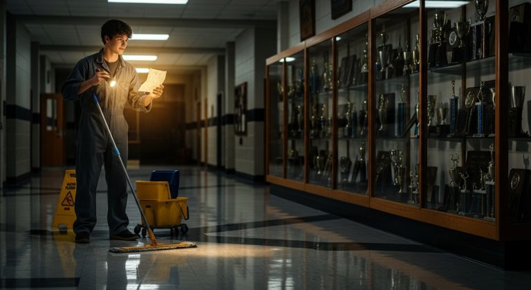 They Framed The Janitor’s Son To Save Their Legacy. Twenty Years Later, An Old VHS Tape In The Attic Destroyed Them.