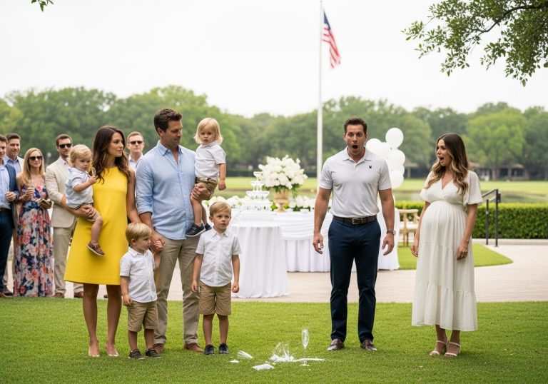 He divorced me for being “broken” and “barren.” He said I’d never be a mother. Years later, he invited me to his new wife’s baby shower, a cruel joke meant to humiliate me in front of everyone. He planned it as his final victory, a way to show the world how he’d “upgraded.” He thought I’d come alone, full of shame. He didn’t know I was bringing my husband. And he definitely didn’t know I was bringing all four of our children.