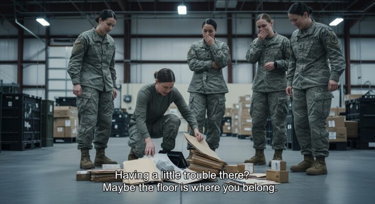 They tried to break the new girl in logistics, piling her desk with work and mocking her every move. They thought she was just another rookie clerk who would quit in a week. They had no idea the woman they told to “file faster” was Rear Admiral Leah Monroe, their new commanding officer. This is the insane, true-to-life story of the week she spent undercover on her own base… and the powerful storm that blew her cover wide open, revealing the truth in a way nobody saw coming.