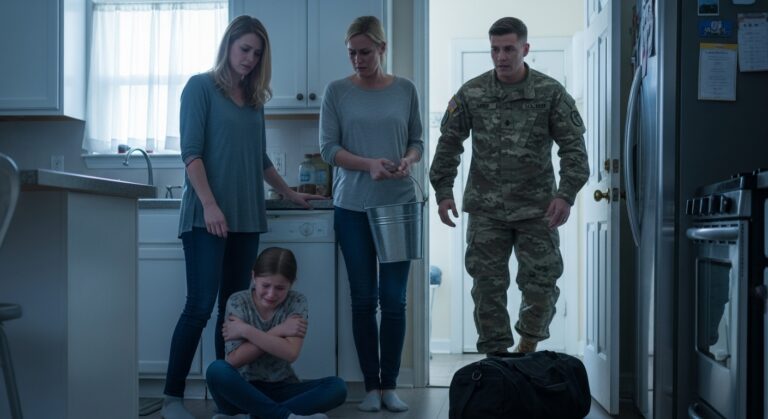 I am a Captain in the United States Army. I entrusted my new wife with the care of my 9-year-old daughter during my 18-month deployment. I came home a few weeks early, planning a surprise. But the surprise came. I found my daughter on the kitchen floor with a badly injured hand, and the woman I married holding a bucket, looking fiercely at my daughter. What I did next was not in any military handbook. This is not just a story of betrayal; it is a story of the war I endured after coming home.