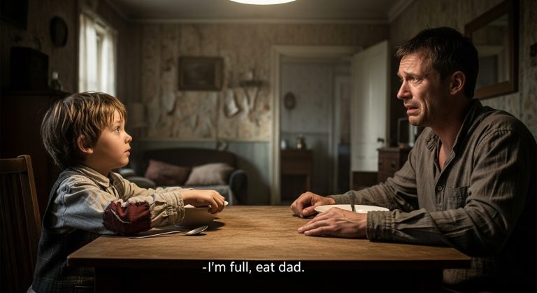 I Stopped Eating So My Dad Could Have “Fuel” For Work. I Thought I Was Helping until I Saw My Dad Cry Over My School Backpack.