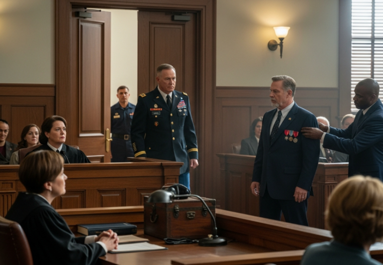 The judge called me a liar. She mocked my Purple Heart and asked if I bought my Silver Star on “eBay.” She was about to take my daughter. She found me in contempt and ordered the bailiff to seize my “fake” medals.