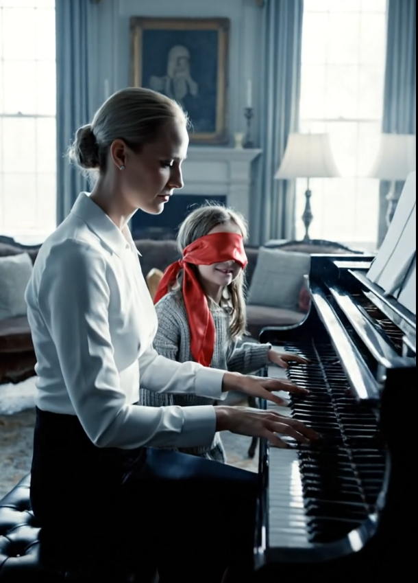 I Was Hired as a Maid for a Grieving CEO. He Forbade Me from Entering One Room. When He Came Home Early and Heard the Sound Coming from Inside, His Face Went White. He Knew His Blind Daughter and I Were In There. What He Did Next Wasn’t Firing Me… It Was a Confession That Shattered Us All.