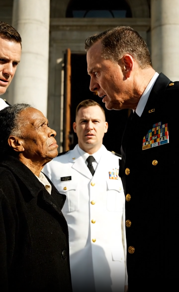 The Master Sergeant Guarded the General’s Chapel, Under Orders to Deny Entry to an Elderly Black Woman in a Worn Coat. When a Four-Star General Saw Her Identity, the Funeral Froze, and the Four-Star Walked Out. What He Said Next to the Master Sergeant Revealed a Classified Military Ghost Story That Rewrote the Very Definition of Valor and Stopped the Master Sergeant’s Heart Cold.