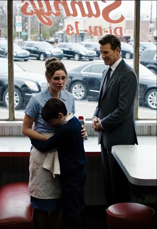 I Was a 26-Year-Old Waitress, Broke and Starving. I Gave My Last Scrap of Food to a Shivering Boy in a Storm. The Next Morning, a 20-Car Motorcade and a Man Who Owned the City Showed Up at My Doorstep to “Thank Me.” I Thought My Life Was Over. It Was Just Beginning.