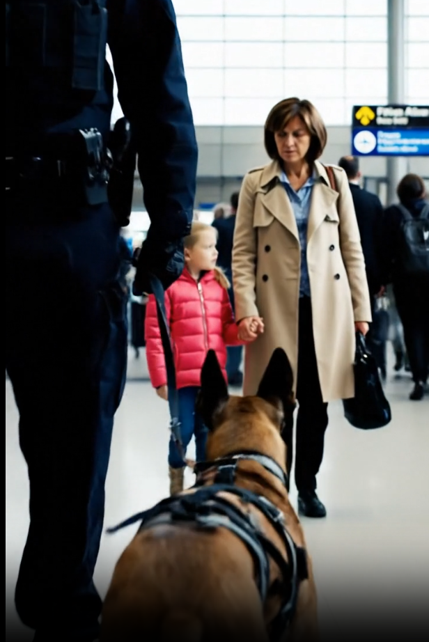 My K-9 Partner, Shadow, Froze Stiff at JFK. He Was Staring at a Little Girl Holding Her ‘Mom’s’ Hand. Then I Saw What the Girl Was Doing With Her Other Hand. It Wasn’t a Wave. It Was a Desperate Signal That Triggered the Biggest Case of My Career.